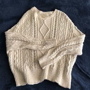 Denim & Supply- cable knit sweater